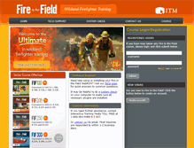 Tablet Screenshot of fireinthefield.com
